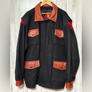 Vintage T2 Wool‎ Overcoat XL